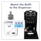 Purell Waterless Surgical Scrub Gel Hand Sanitizer, 1200 mL Refill, Fragrance-Free, For CS-8 Dispenser, 2PK 7869-02 - alternate 3